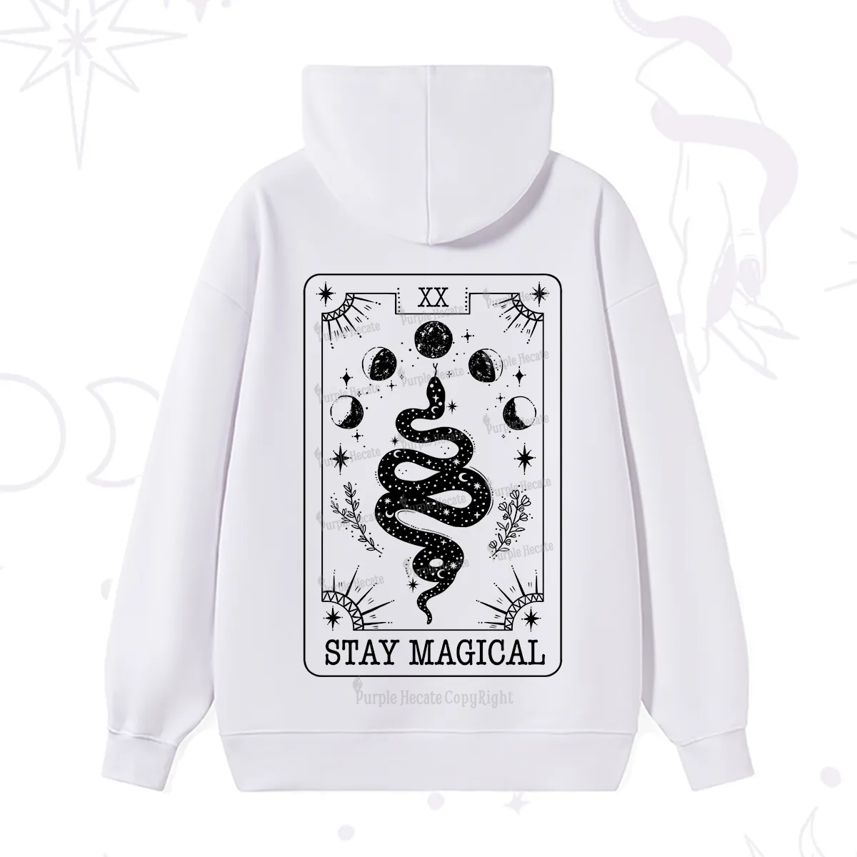 Purplehecate The Stay Magical Tarot Hoodie