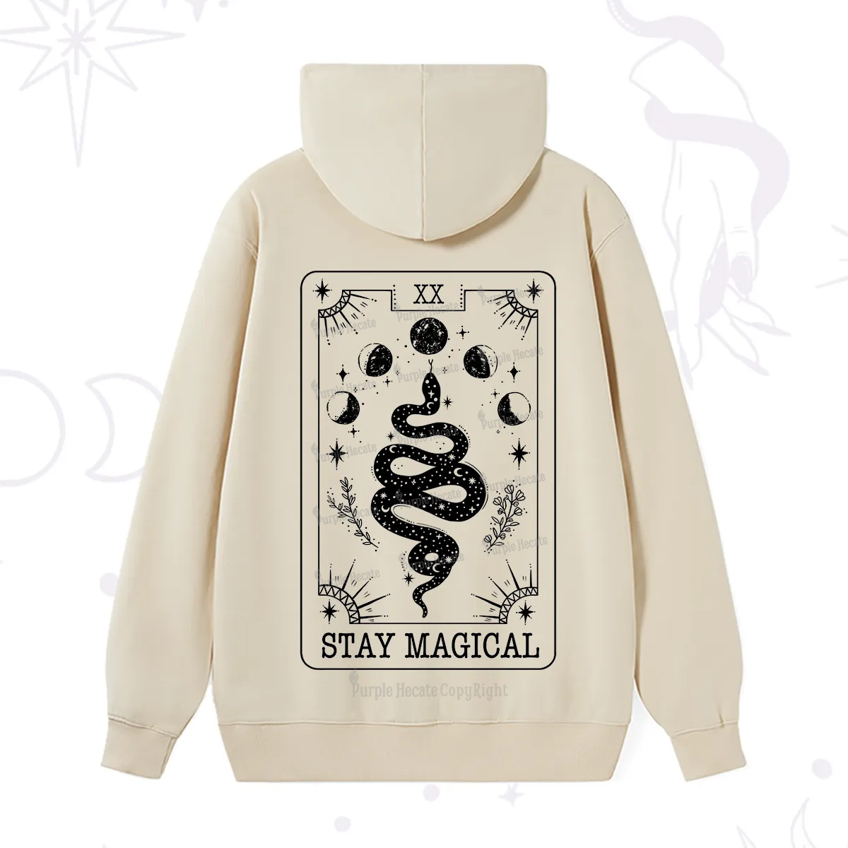 Purplehecate The Stay Magical Tarot Hoodie
