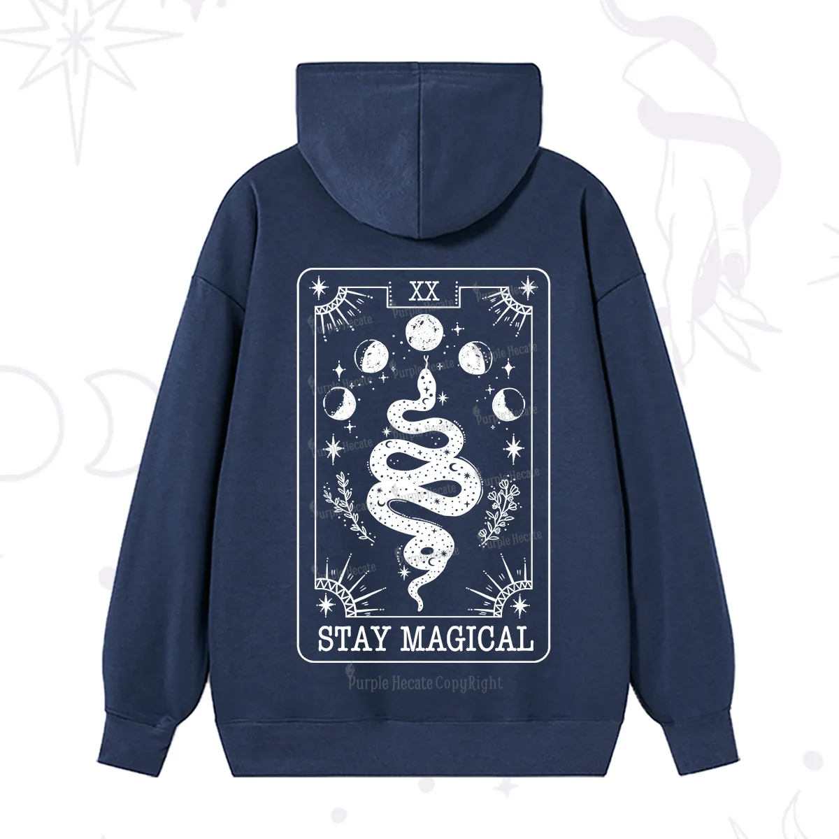 Purplehecate The Stay Magical Tarot Hoodie