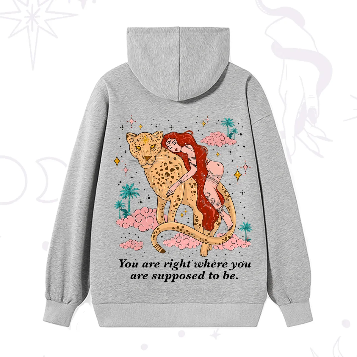 Purplehecate You Are Right Where You Are Supposed To Be Hoodie