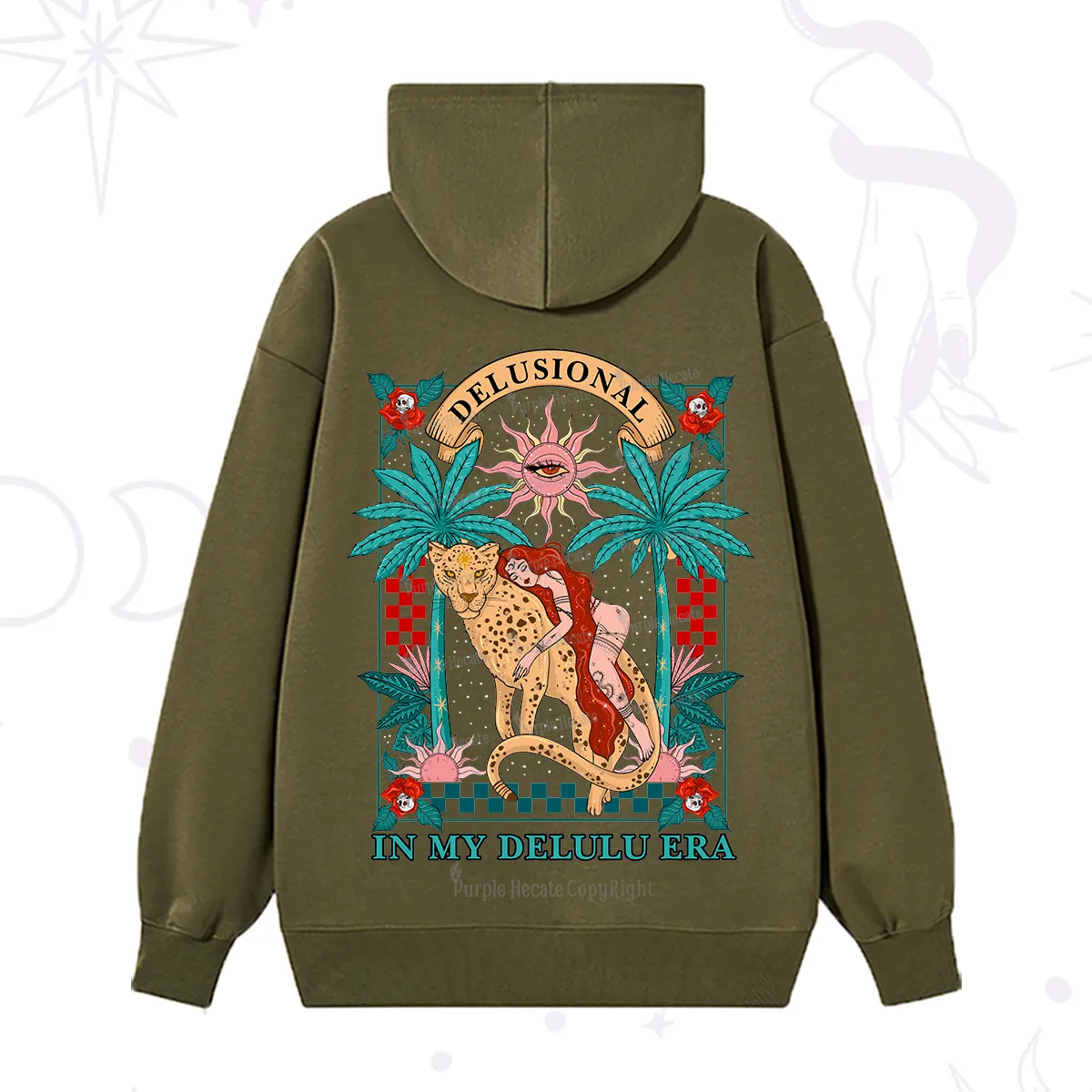 Purplehecate In My Delulu Era Hoodie