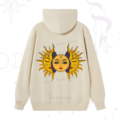 Purplehecate Celestial Twin Suns Hoodie