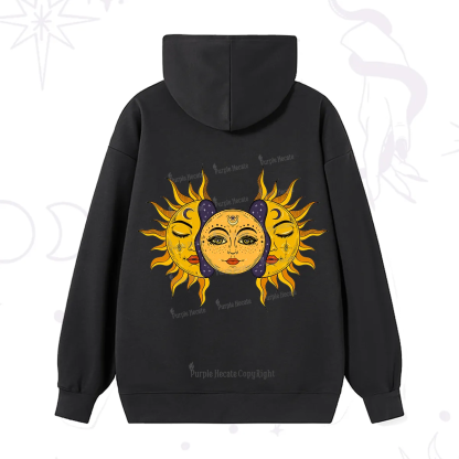 Purplehecate Celestial Twin Suns Hoodie