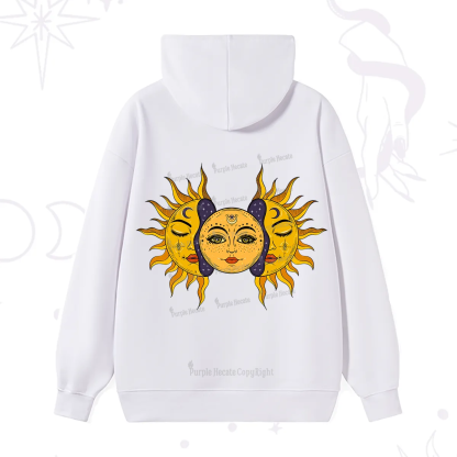 Purplehecate Celestial Twin Suns Hoodie