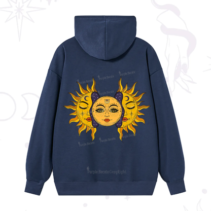 Purplehecate Celestial Twin Suns Hoodie
