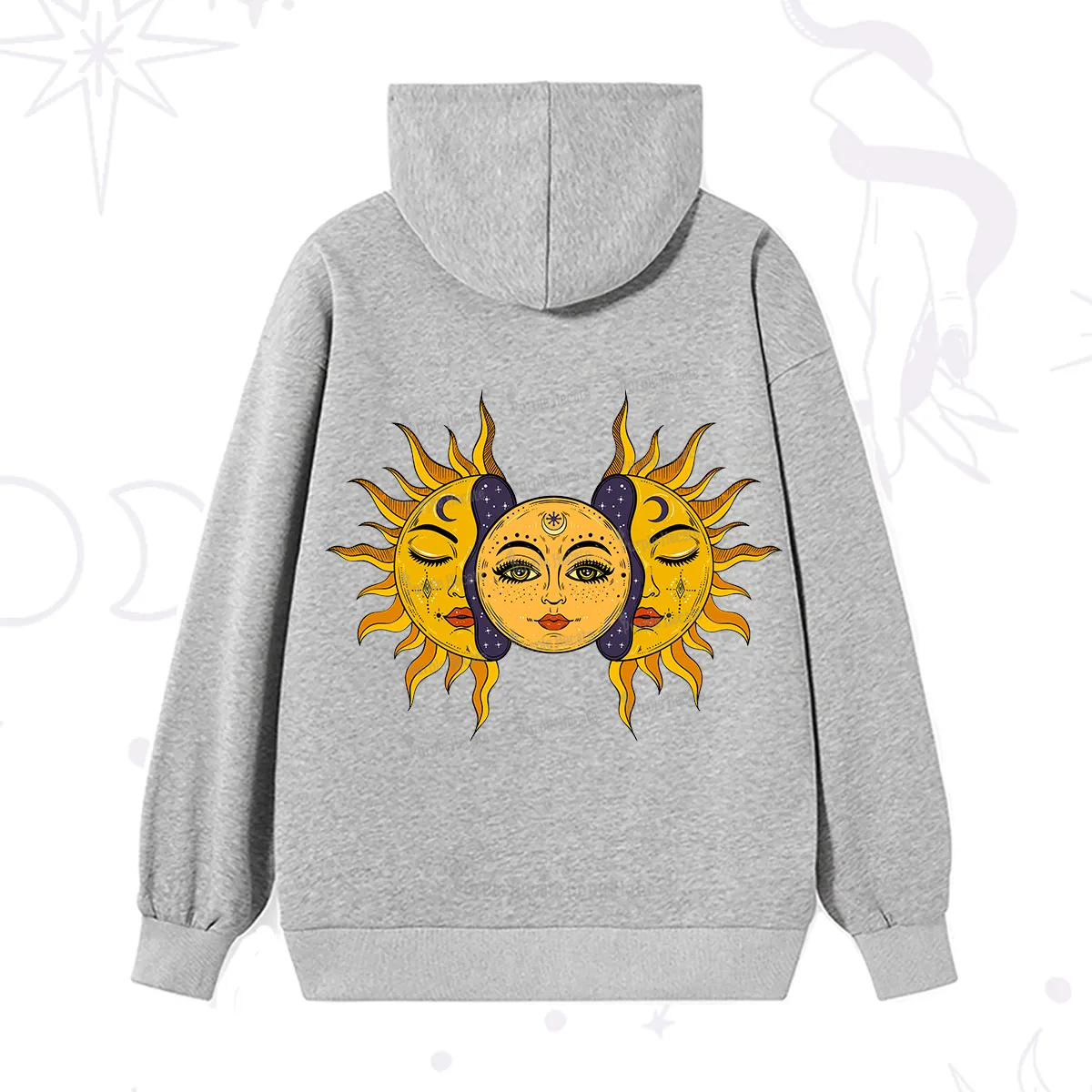 Purplehecate Celestial Twin Suns Hoodie