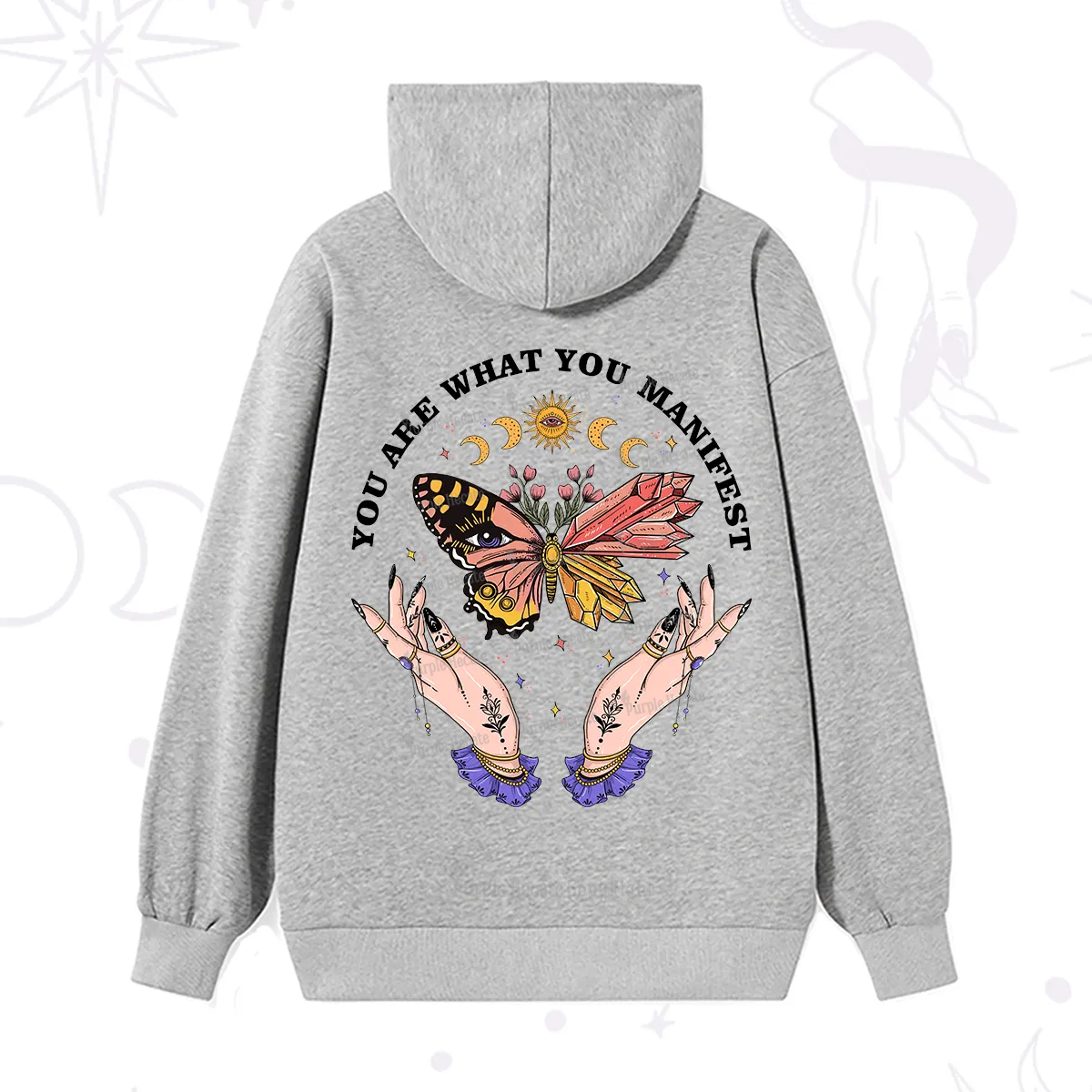 Purplehecate You Are What You Manifest Hoodie