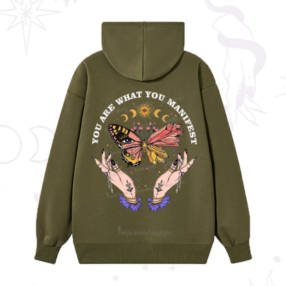 Purplehecate You Are What You Manifest Hoodie