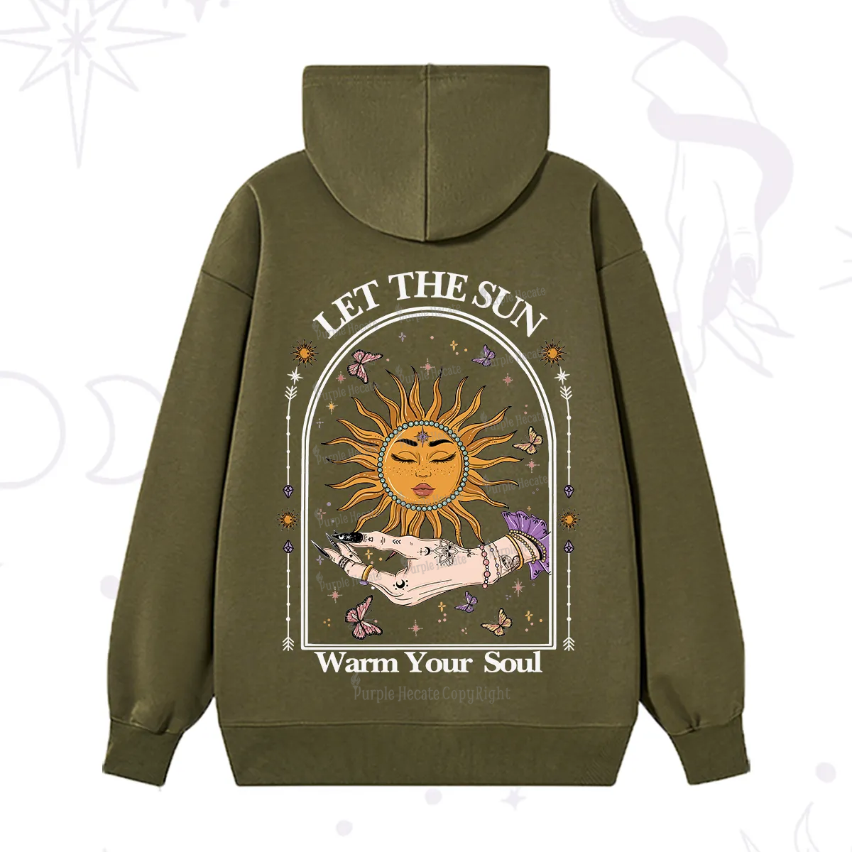 Purplehecate Let The Sun Warm Your Soul Hoodie