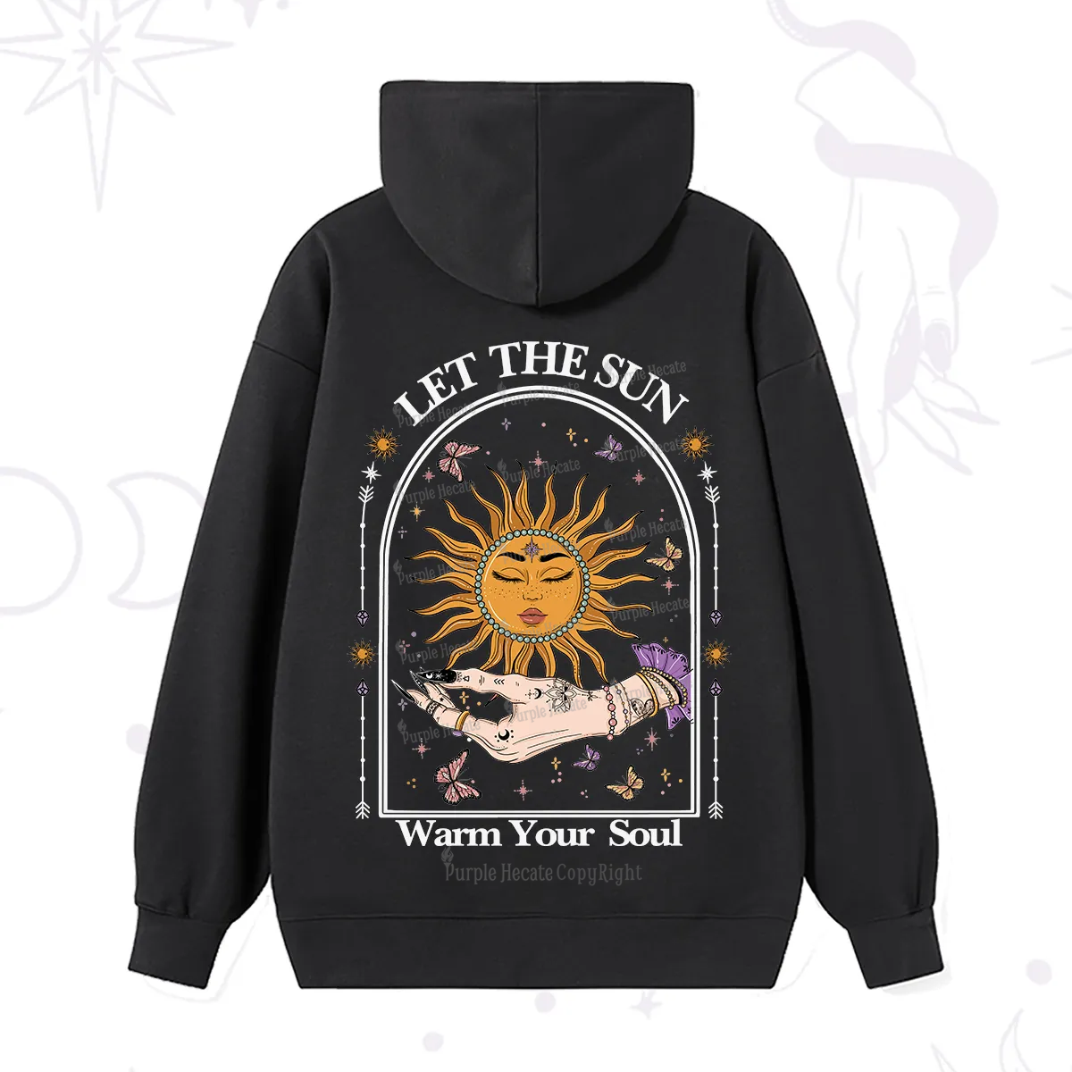 Purplehecate Let The Sun Warm Your Soul Hoodie