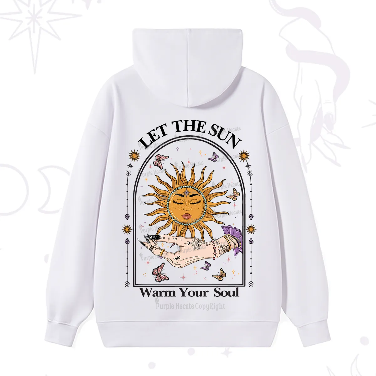 Purplehecate Let The Sun Warm Your Soul Hoodie