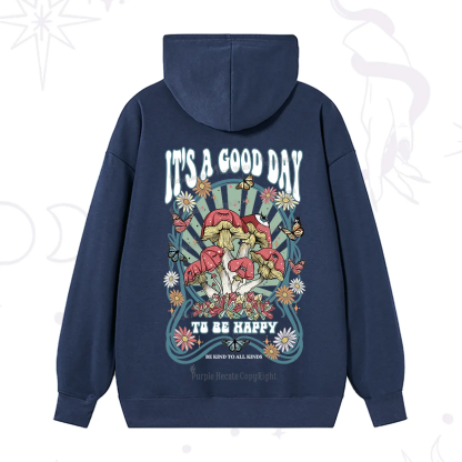 Purplehecate It's A Good Day To Be Happy Hoodie
