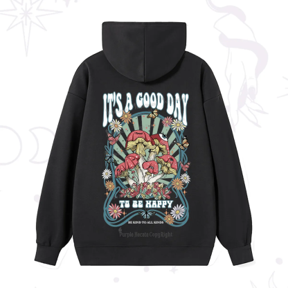 Purplehecate It's A Good Day To Be Happy Hoodie