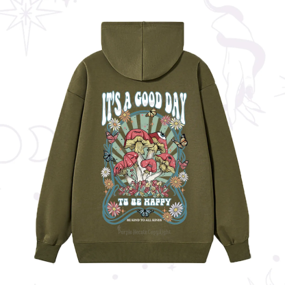 Purplehecate It's A Good Day To Be Happy Hoodie