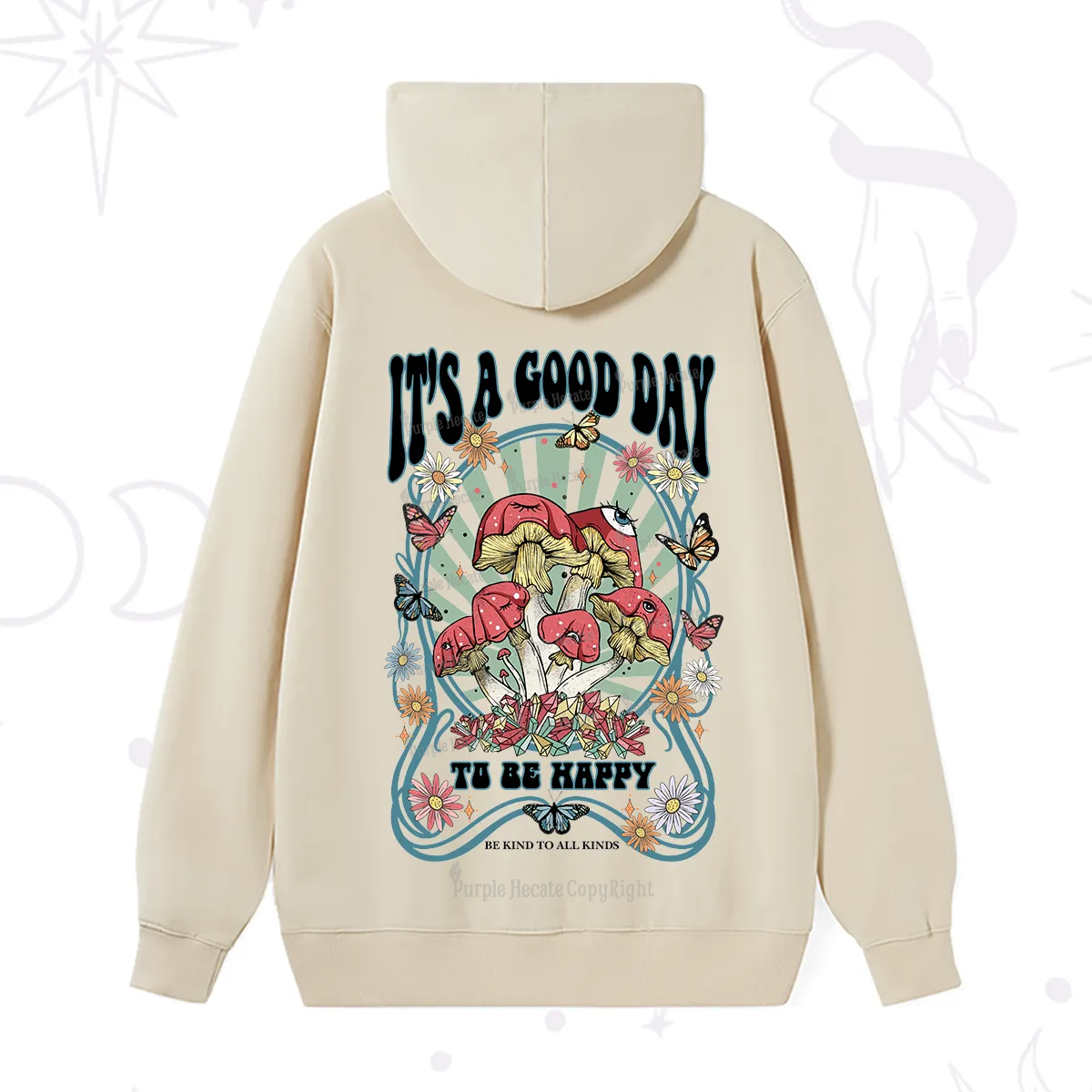 Purplehecate It's A Good Day To Be Happy Hoodie