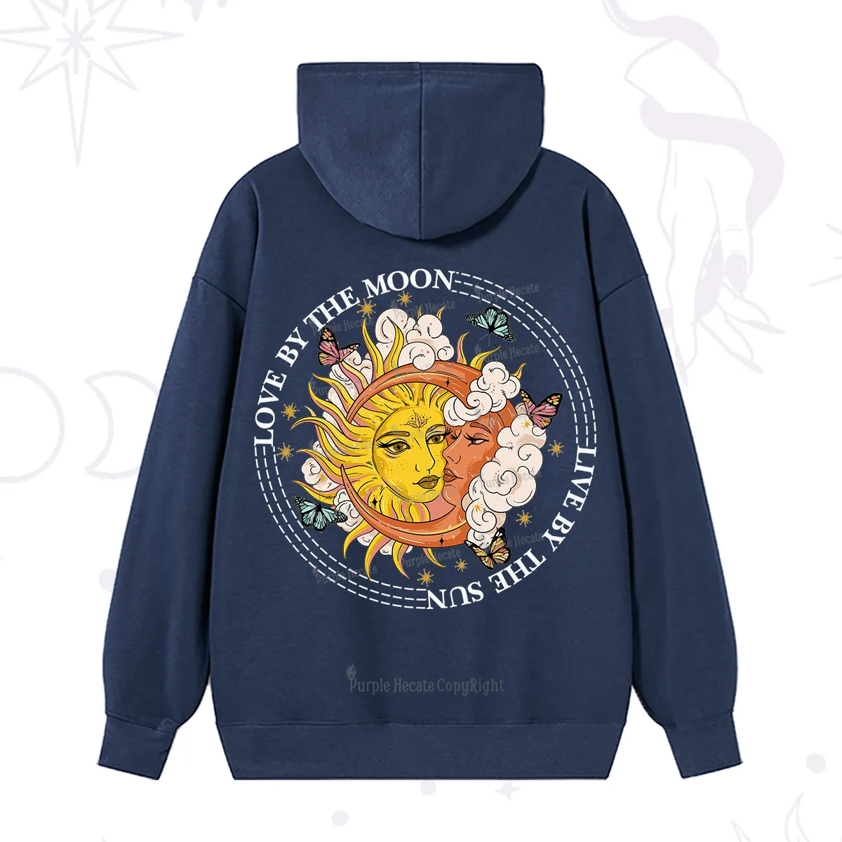 Purplehecate Live By The Sun Love By The Moon Hoodie