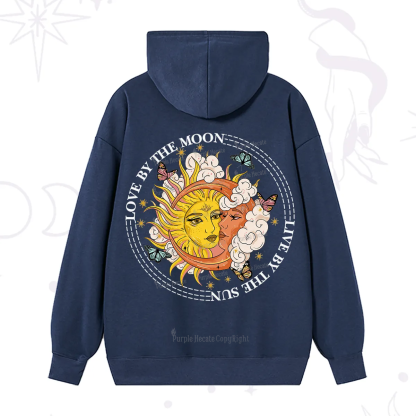 Purplehecate Live By The Sun Love By The Moon Hoodie