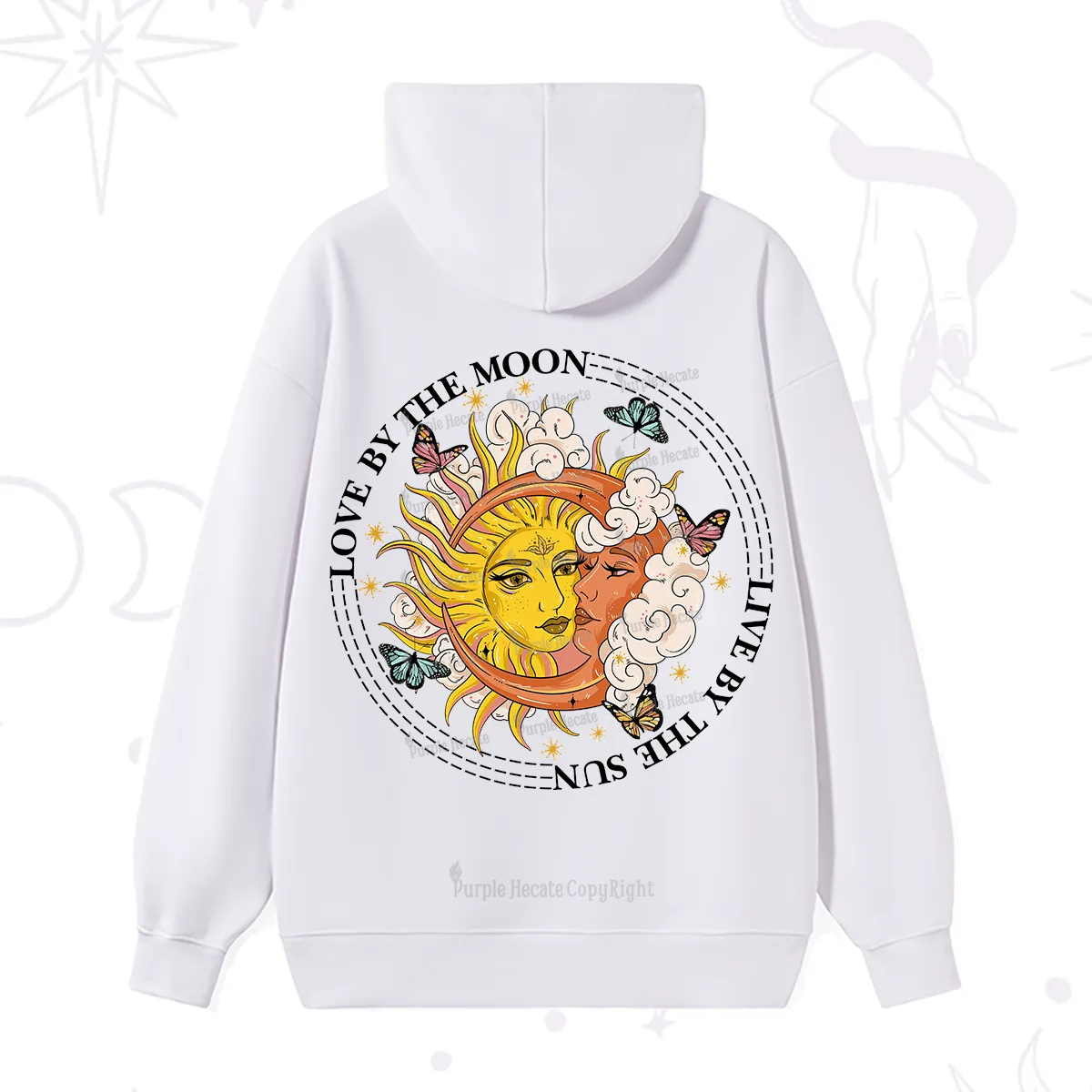 Purplehecate Live By The Sun Love By The Moon Hoodie