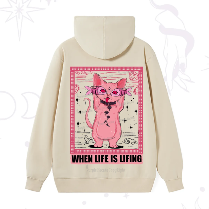 Purplehecate When Life Is Lifting Hoodie