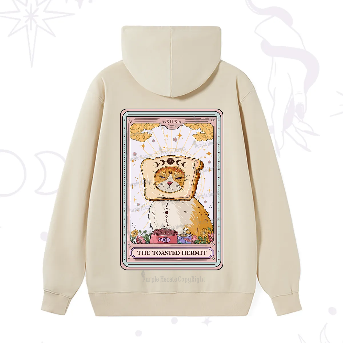 Purplehecate The Toasted Hermit Tarot Hoodie