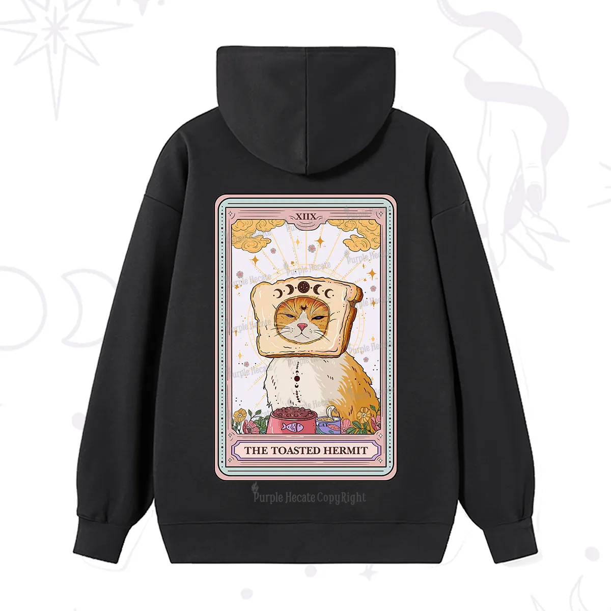 Purplehecate The Toasted Hermit Tarot Hoodie