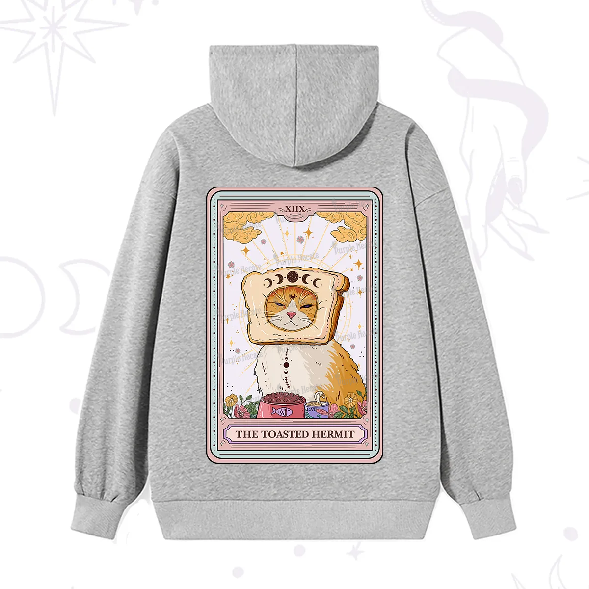 Purplehecate The Toasted Hermit Tarot Hoodie