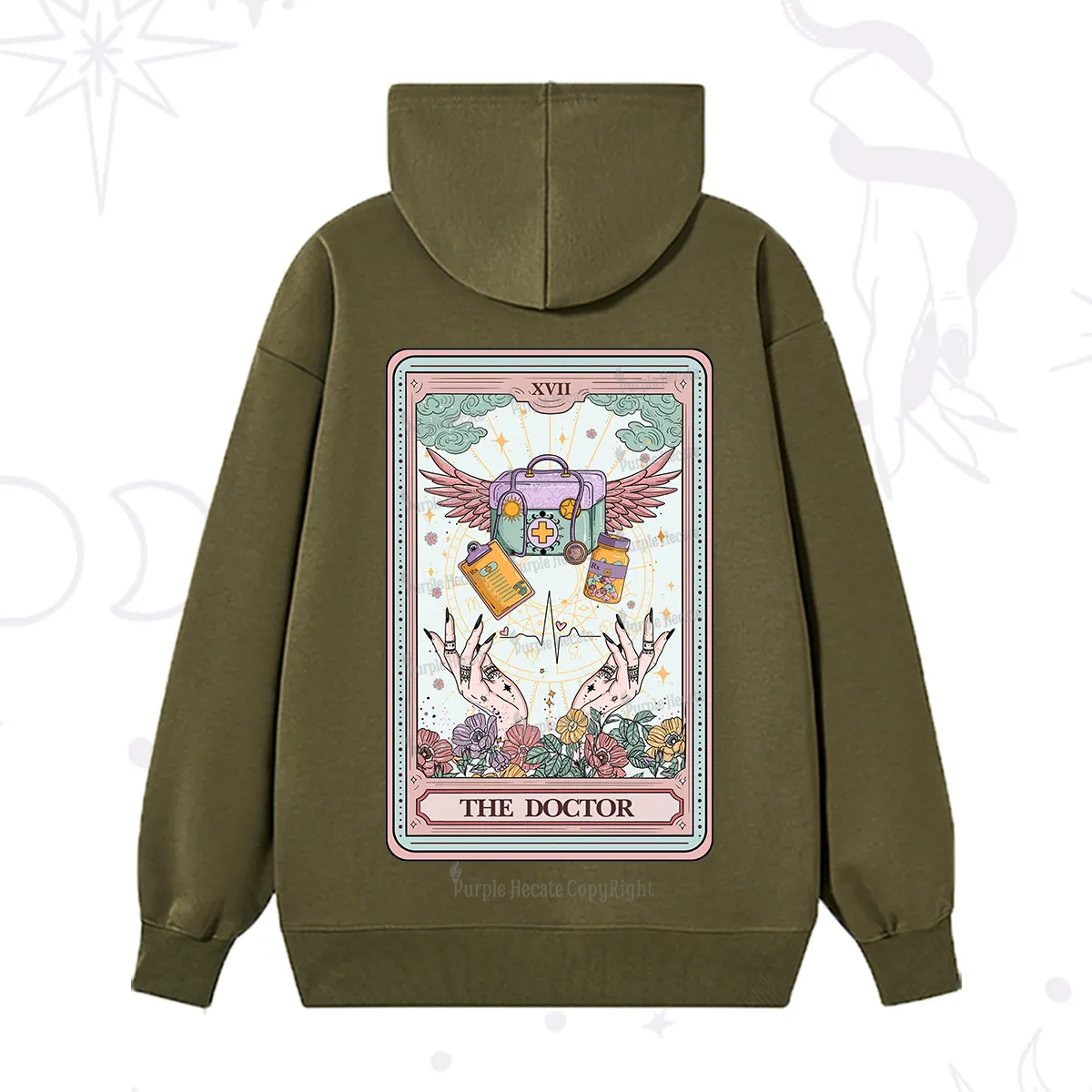 Purplehecate The Doctor Tarot Hoodie