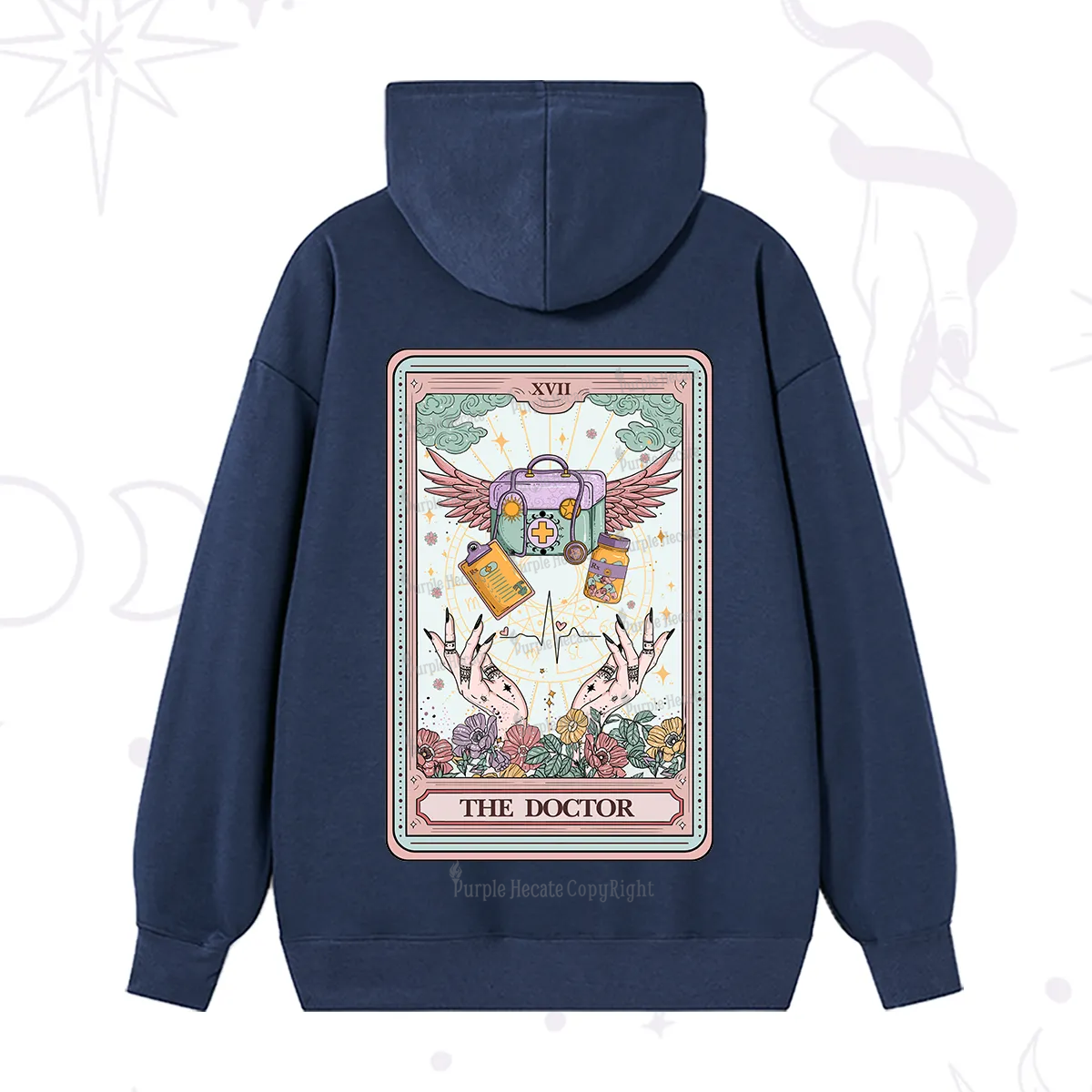 Purplehecate The Doctor Tarot Hoodie