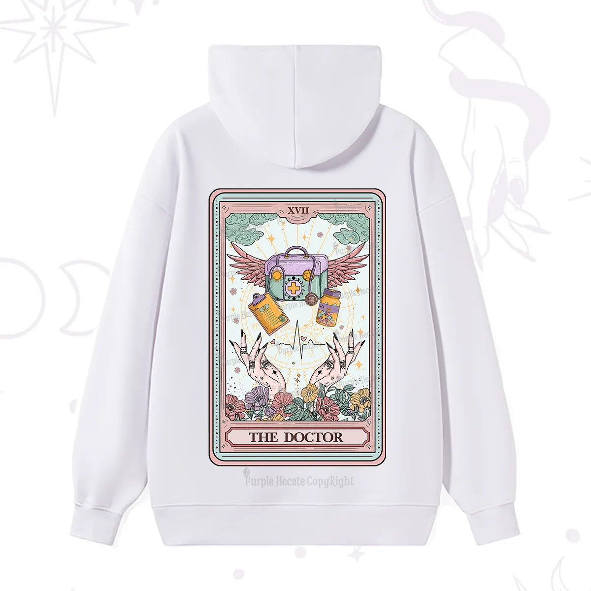 Purplehecate The Doctor Tarot Hoodie