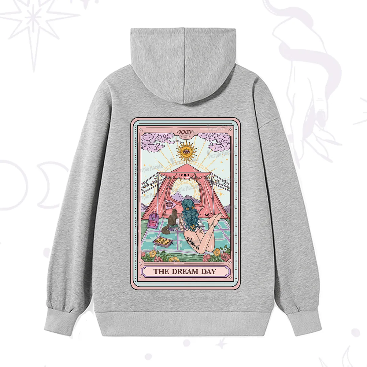 Purplehecate The Camp Lover Tarot Hoodie