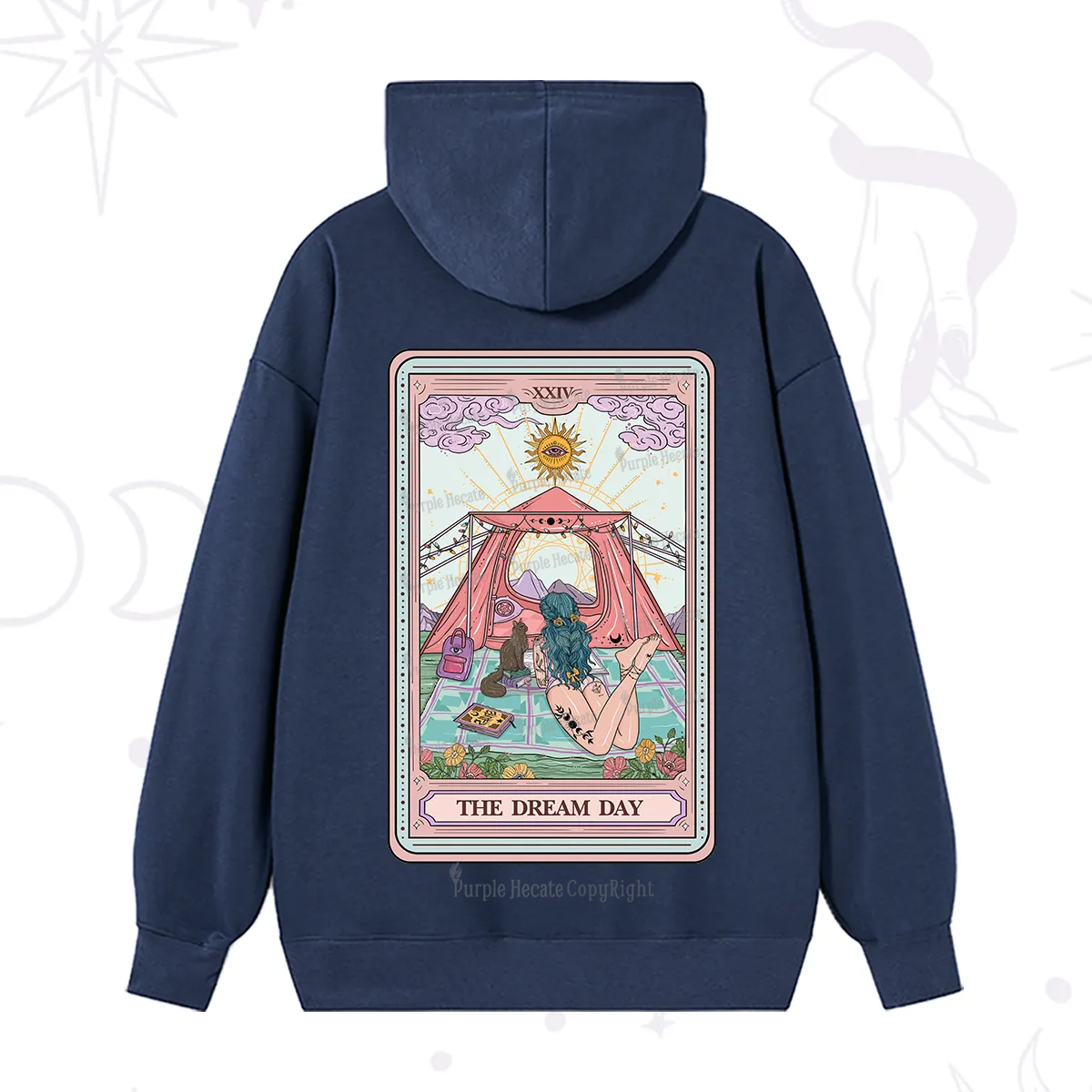 Purplehecate The Camp Lover Tarot Hoodie