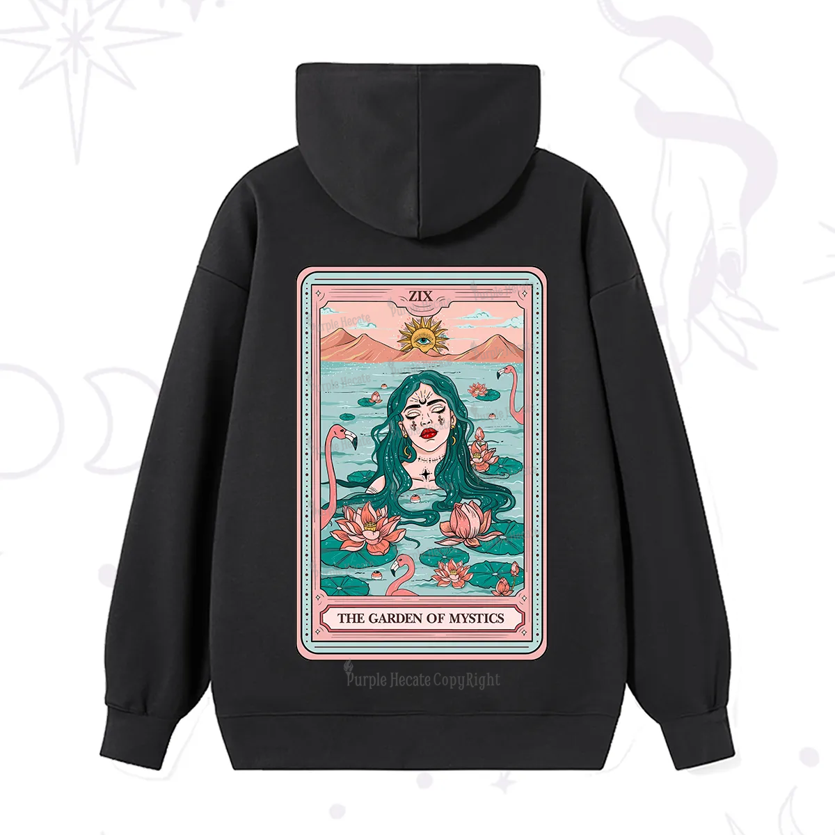 Purplehecate The Garden Of Mystics Tarot Hoodie