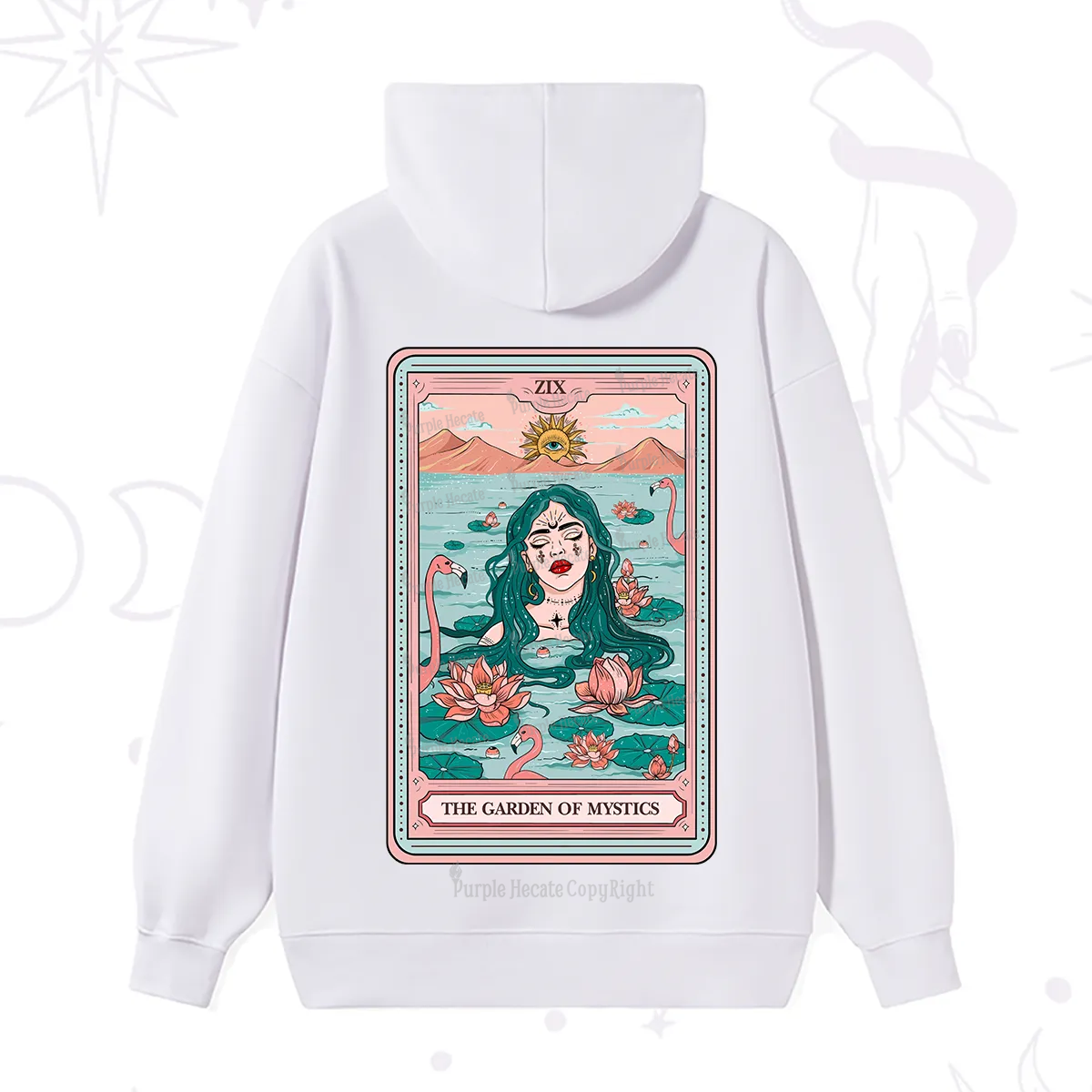 Purplehecate The Garden Of Mystics Tarot Hoodie
