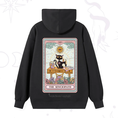 Purplehecate The Sewciopath Tarot Card Hoodie
