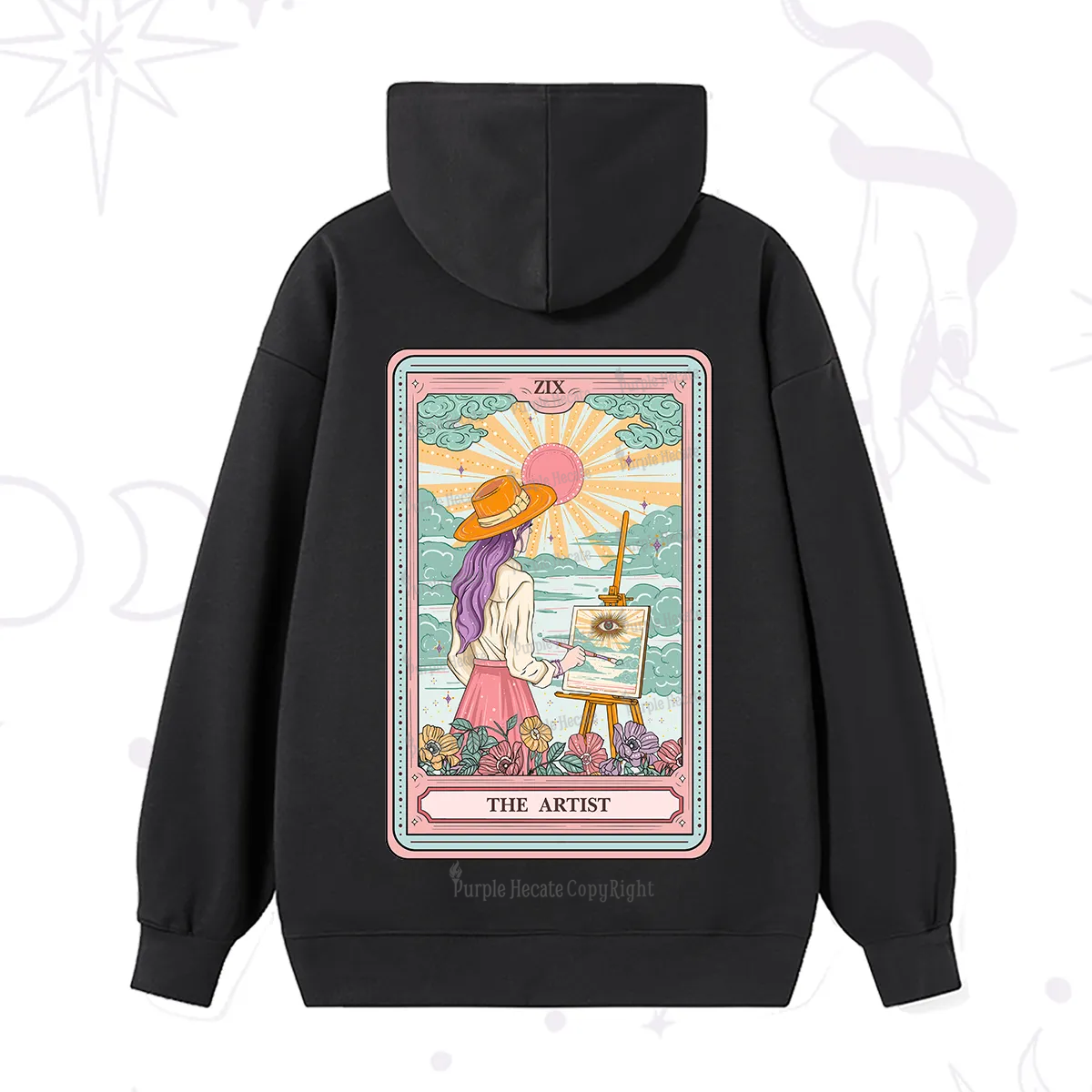 Purplehecate The Artist Tarot Hoodie