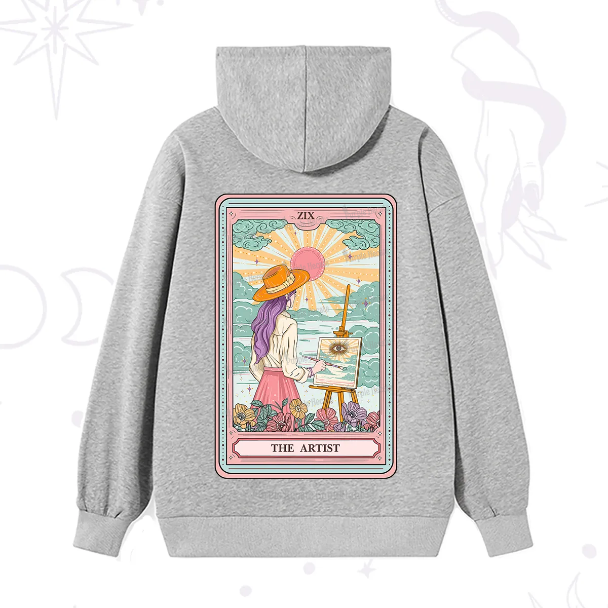 Purplehecate The Artist Tarot Hoodie