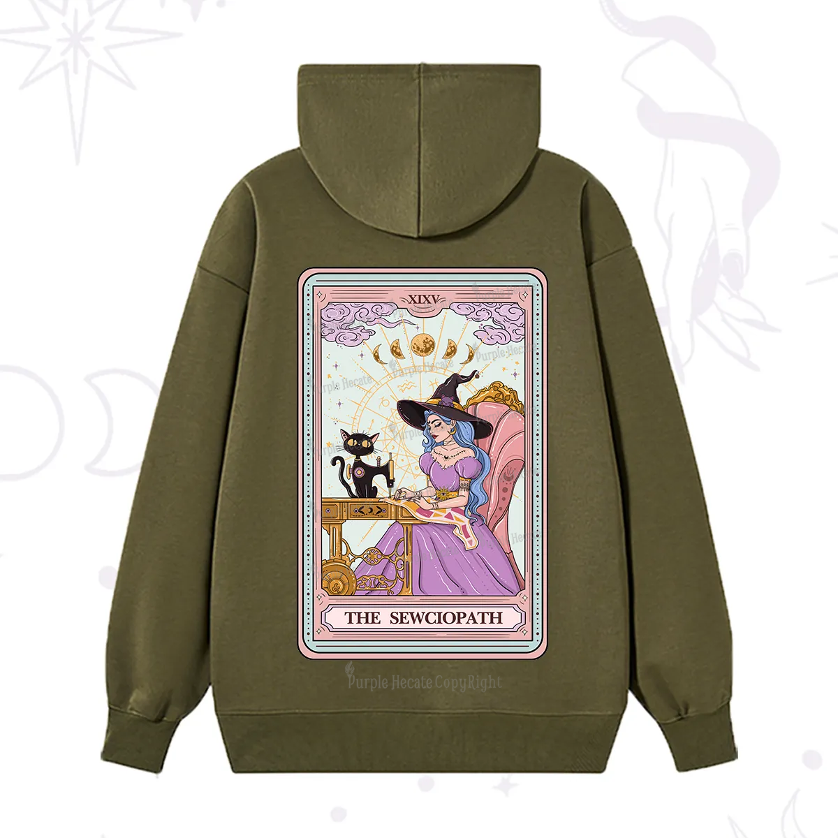 Purplehecate The Sewciopath Tarot Hoodie