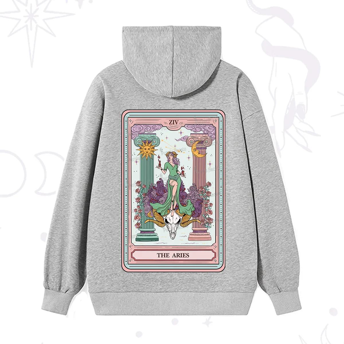 Purplehecate The Aries Goddess Tarot Hoodie