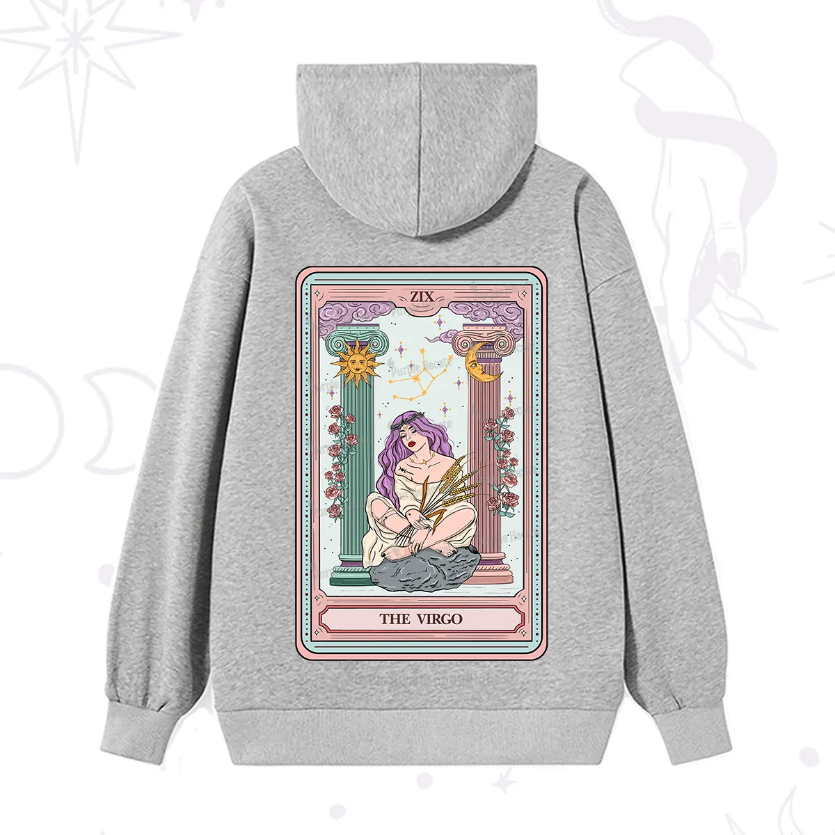 Purplehecate The Virgo Goddess Tarot Hoodie