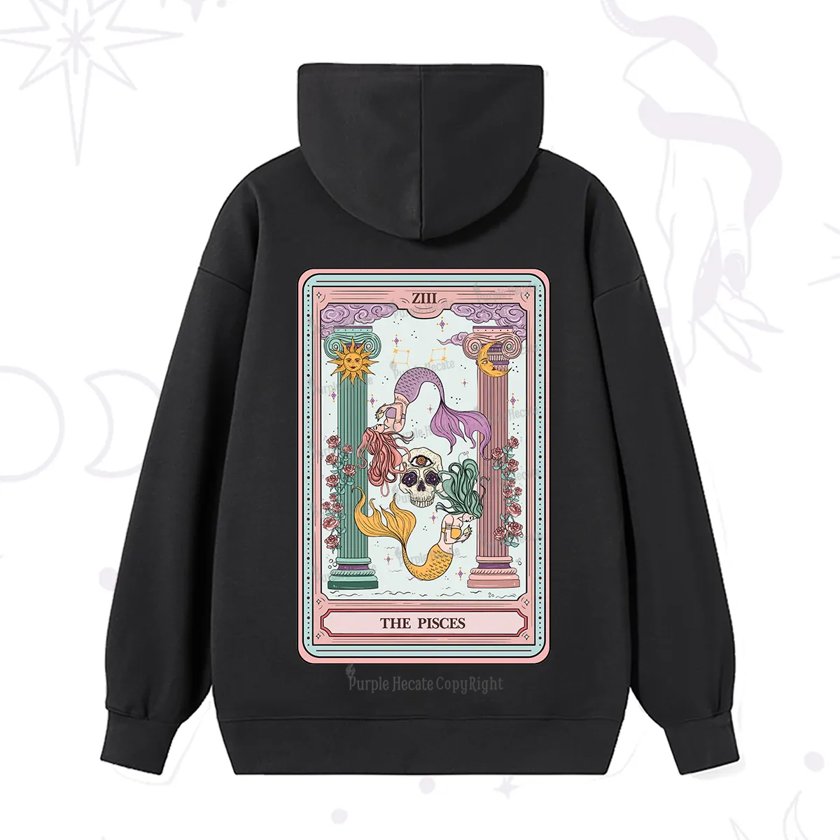 Purplehecate The Pisces Goddess Tarot Hoodie