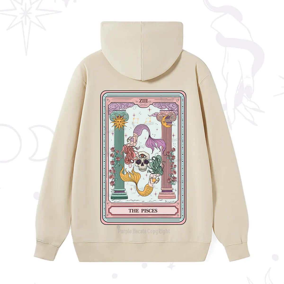 Purplehecate The Pisces Goddess Tarot Hoodie
