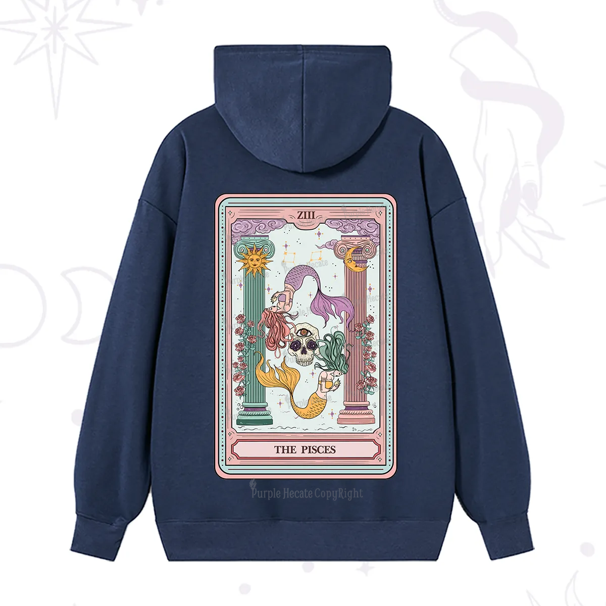Purplehecate The Pisces Goddess Tarot Hoodie