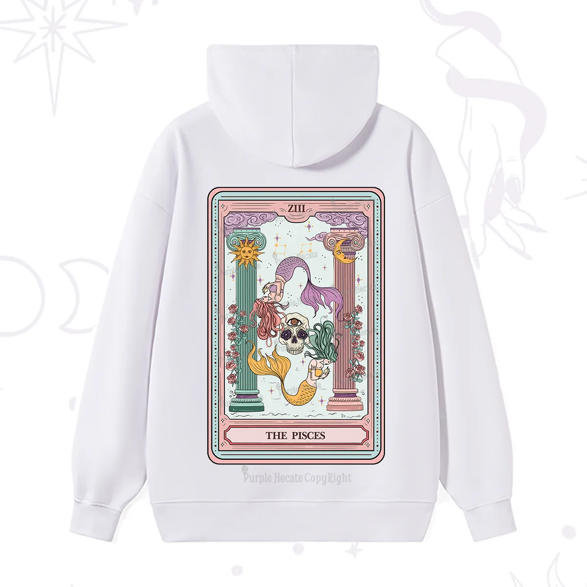 Purplehecate The Pisces Goddess Tarot Hoodie