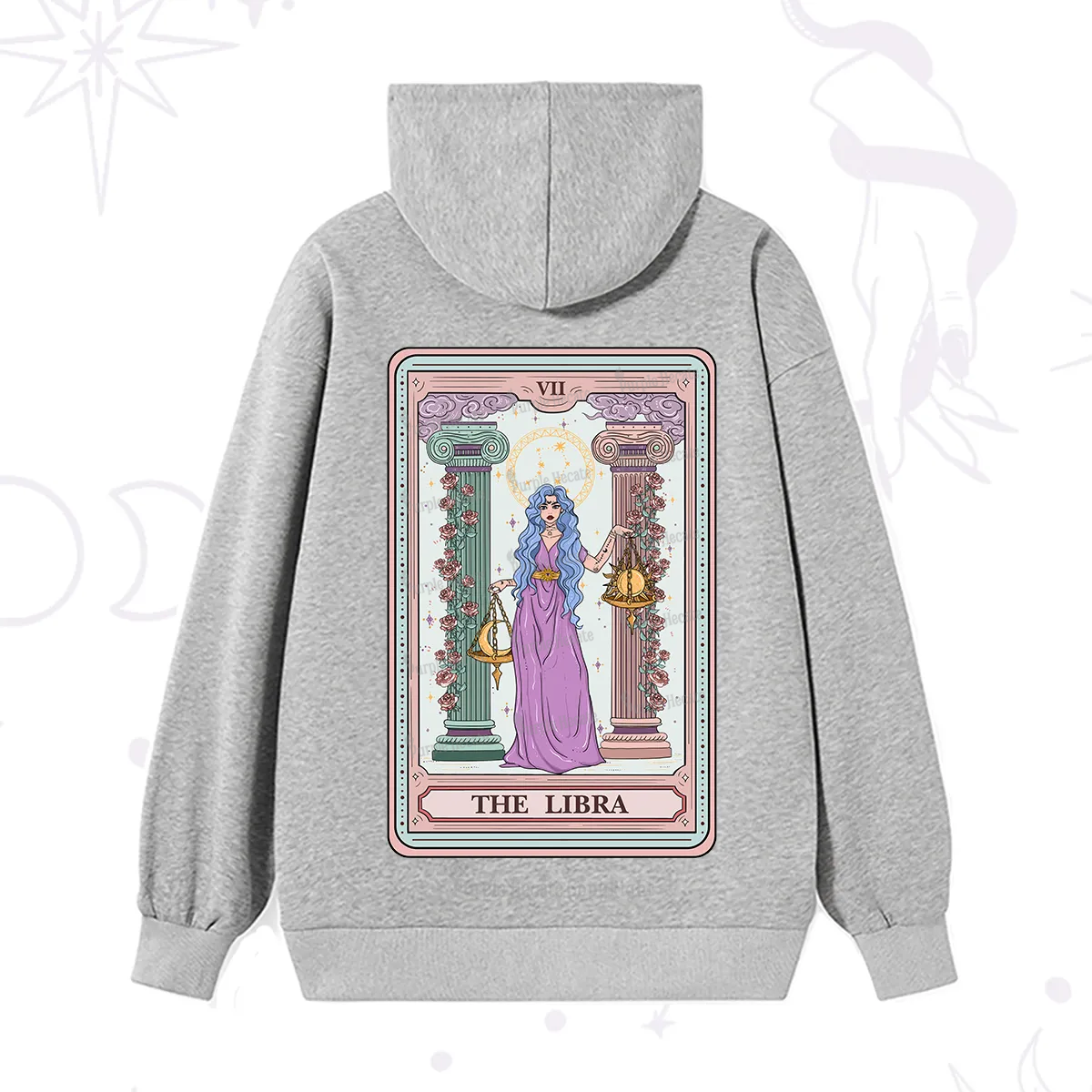 Purplehecate The Libra Goddess Tarot Hoodie