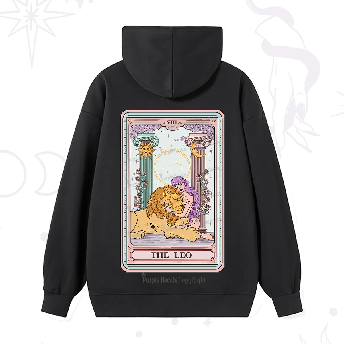 Purplehecate The Leo Goddess Tarot Hoodie