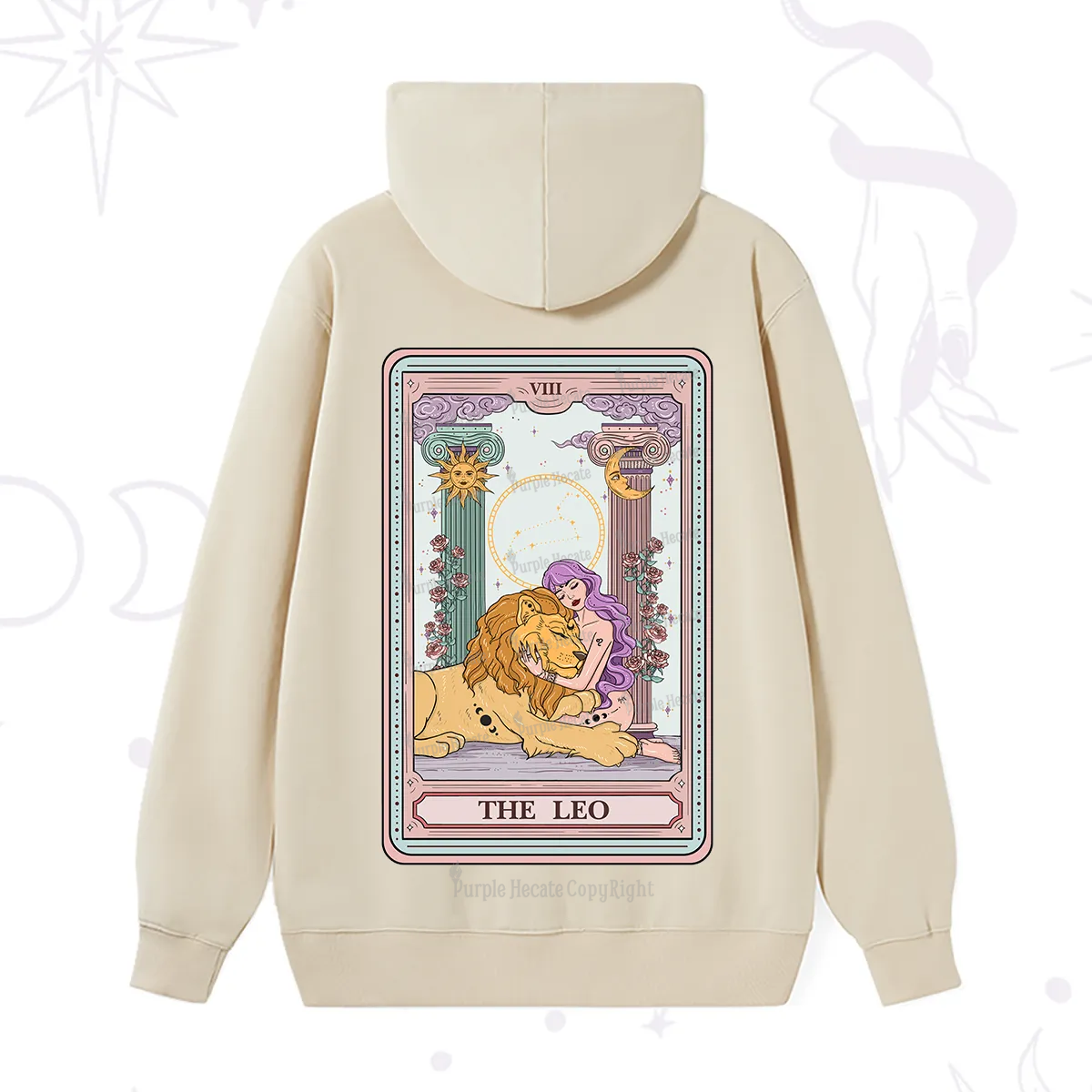 Purplehecate The Leo Goddess Tarot Hoodie