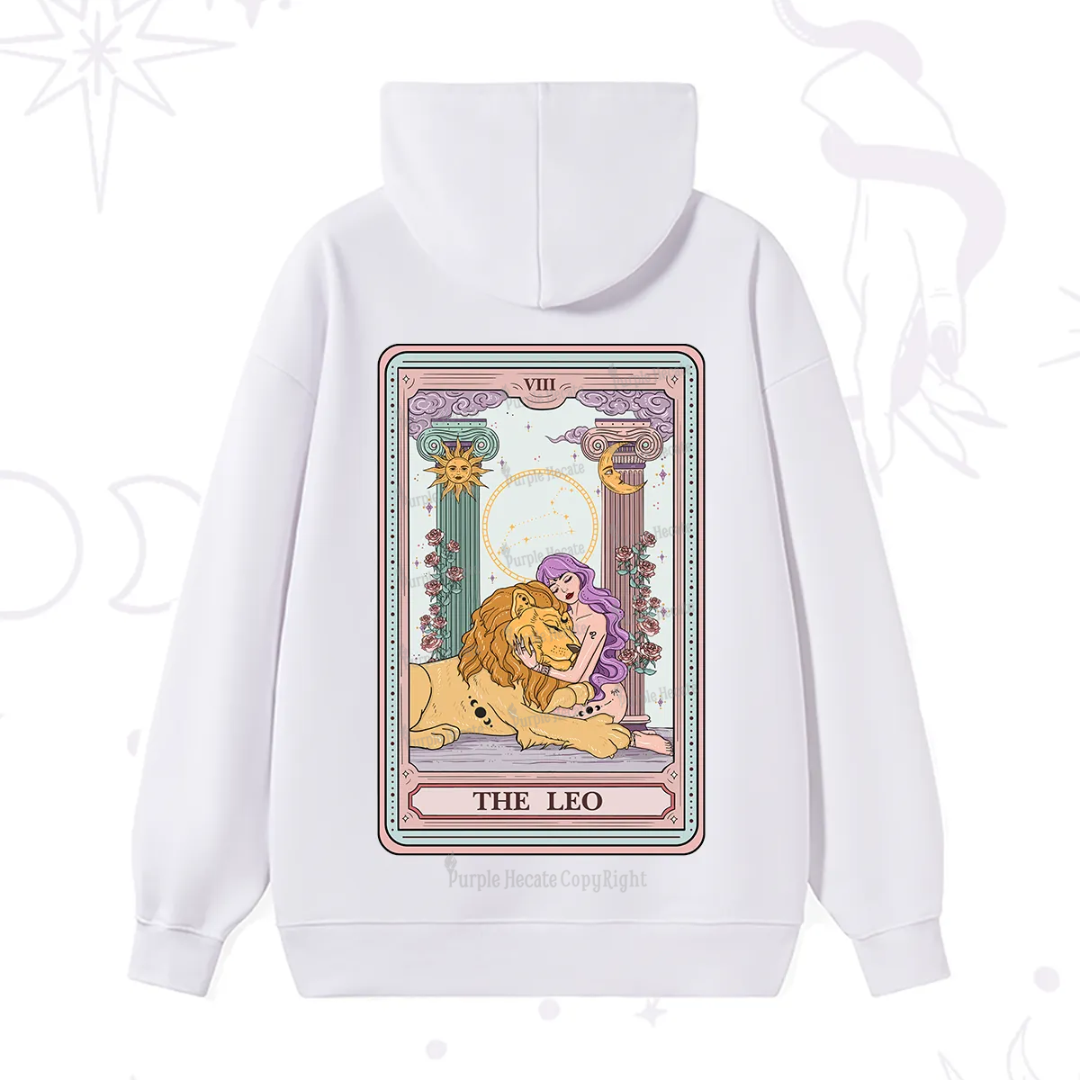 Purplehecate The Leo Goddess Tarot Hoodie