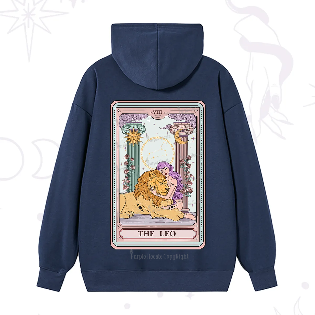 Purplehecate The Leo Goddess Tarot Hoodie