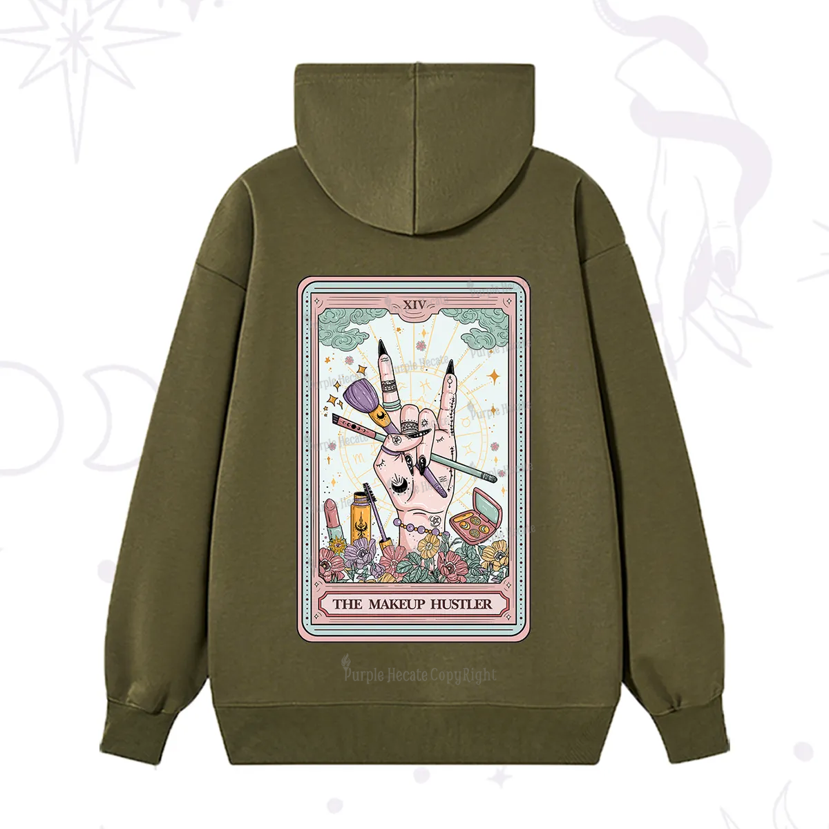 Purplehecate The Makeup Hustler Tarot Hoodie