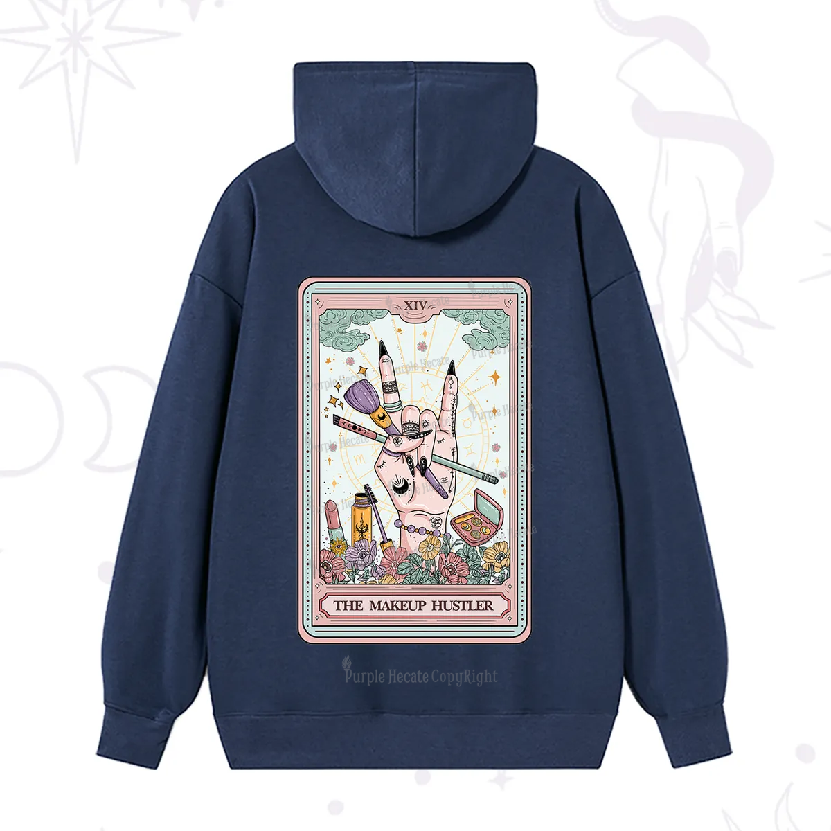 Purplehecate The Makeup Hustler Tarot Hoodie